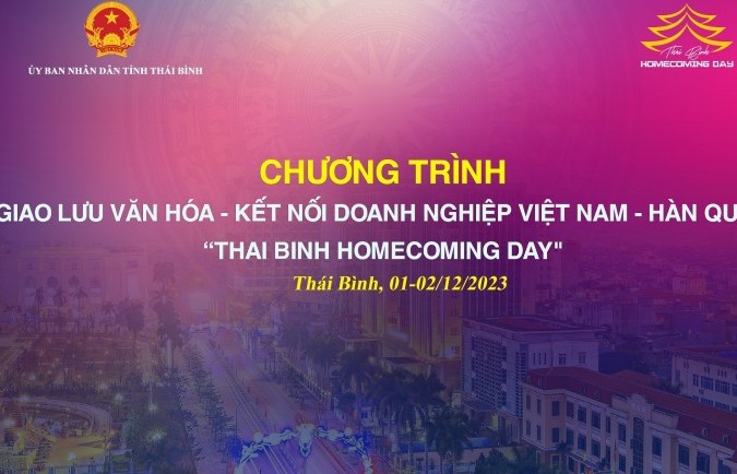 Thái Bình: Hôm nay khai mạc Chương trình Giao lưu văn hóa – kết nối doanh nghiệp Việt Nam – Hàn Quốc