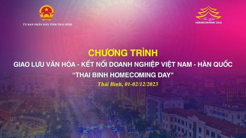 Thái Bình: Hôm nay khai mạc Chương trình Giao lưu văn hóa – kết nối doanh nghiệp Việt Nam – Hàn Quốc