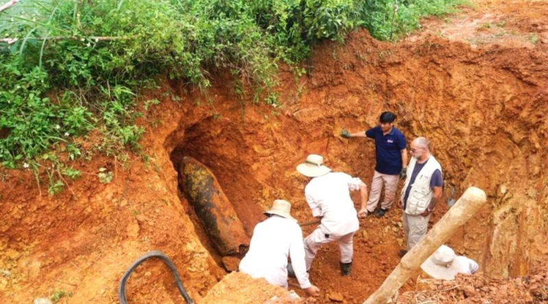 Quảng Bình: Liên tiếp phát hiện bom “khủng” còn sót lại sau chiến tranh