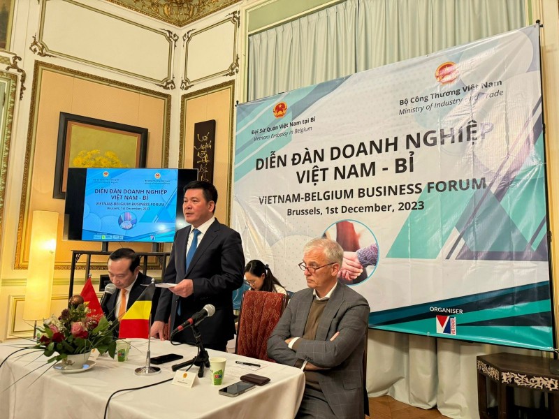 Bộ trưởng Nguyễn Hồng Diên: Việt Nam - Bỉ còn nhiều tiềm năng mở rộng quy mô thương mại