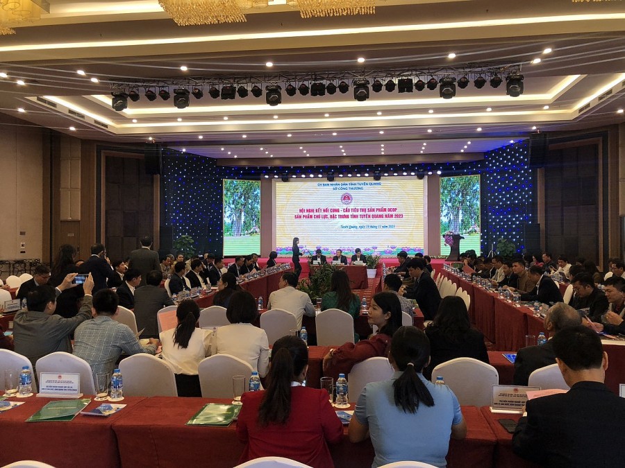 Hội nghị kết nối cung- cầu tiêu thụ sản phẩm OCOP, sản phẩm chủ lực- đặc trưng tỉnh Tuyên Quang năm 2023
