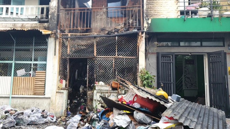 TP. Hồ Chí Minh: Cháy nhà ở quận Tân Bình, 2 người tử vong