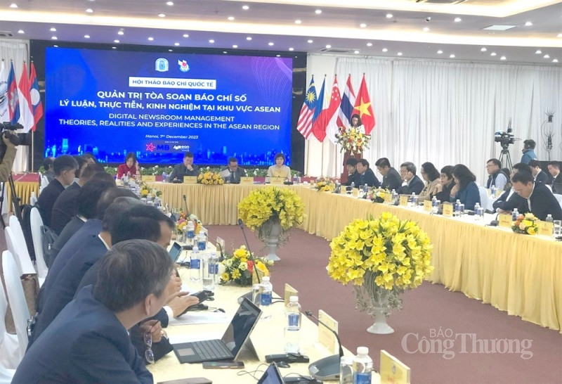 Hội thảo báo chí “Quản trị toà soạn báo chí số: Lý luận, thực tiễn, kinh nghiệm tại khu vực ASEAN”