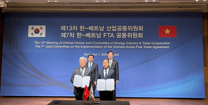 Thúc đẩy hợp tác thương mại, công nghiệp, năng lượng Việt Nam - Hàn Quốc