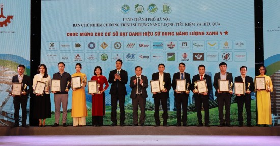 Hà Nội: 66 cở sở, công trình đạt danh hiệu Năng Lượng Xanh năm 2023