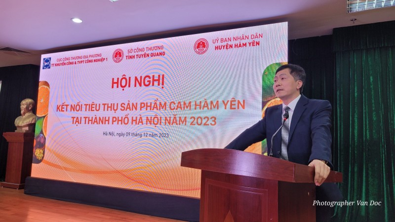 Kết nối tiêu thụ sản phẩm cam Hàm Yên tại Hà Nội