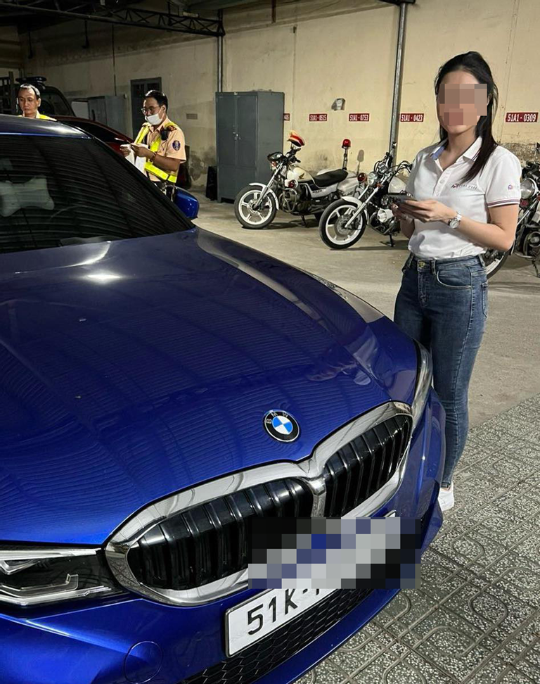 Bị xử phạt, Tiktoker “Diễm Mi BMW” nói chạy ô tô 140km/h để thử xe