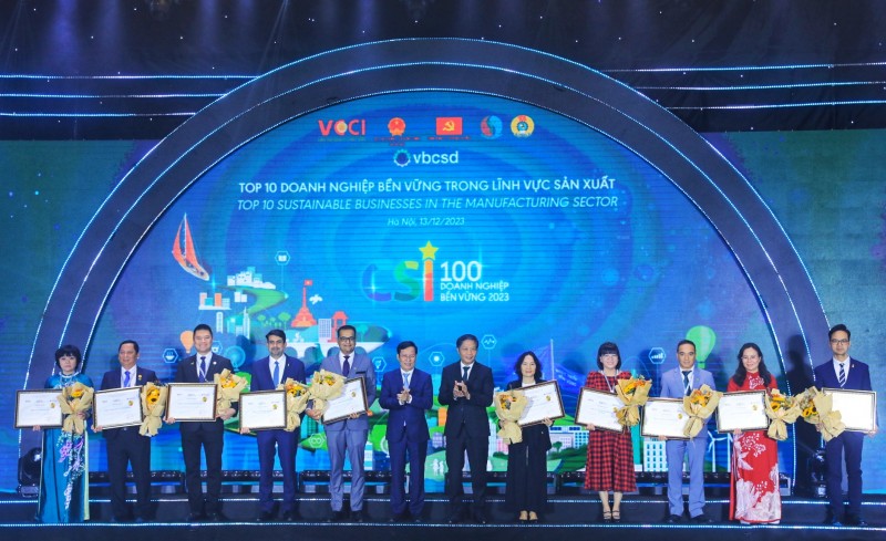Lễ Công bố các doanh nghiệp bền vững tại Việt Nam năm 2023