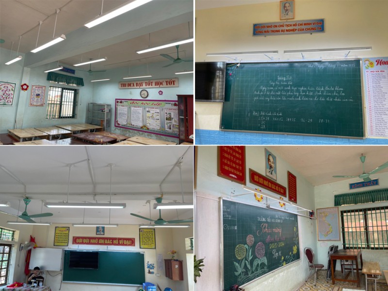 Mô hình đèn chiếu sáng học đường ở Nghệ An: Sáng hơn, tiết kiệm hơn