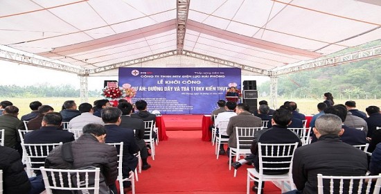 PC Hải Phòng khởi công dự án trạm biến áp 110KV Kiến Thụy