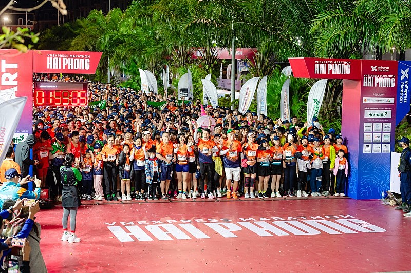 Giải chạy VnExpess Marathon lần đầu tiên được tổ chức tại thành phố Hải Phòng