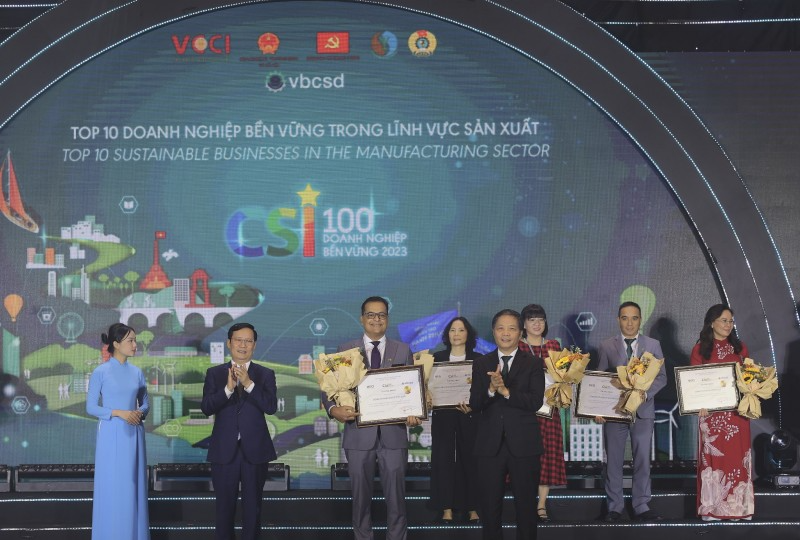 Nestlé Việt Nam tiếp tục dẫn đầu trong Top 100 doanh nghiệp bền vững năm 2023