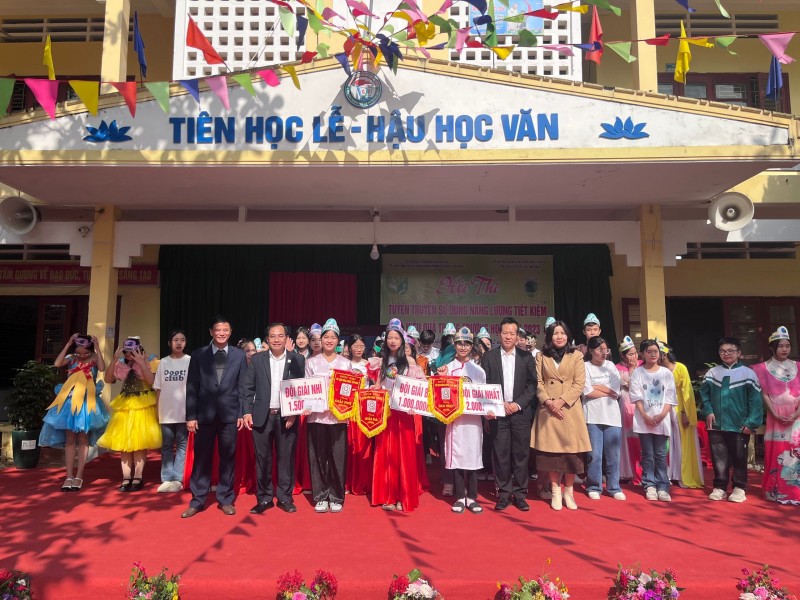 Nghệ An: Sôi động hội thi tuyên truyền tiết kiệm năng lượng trong trường học