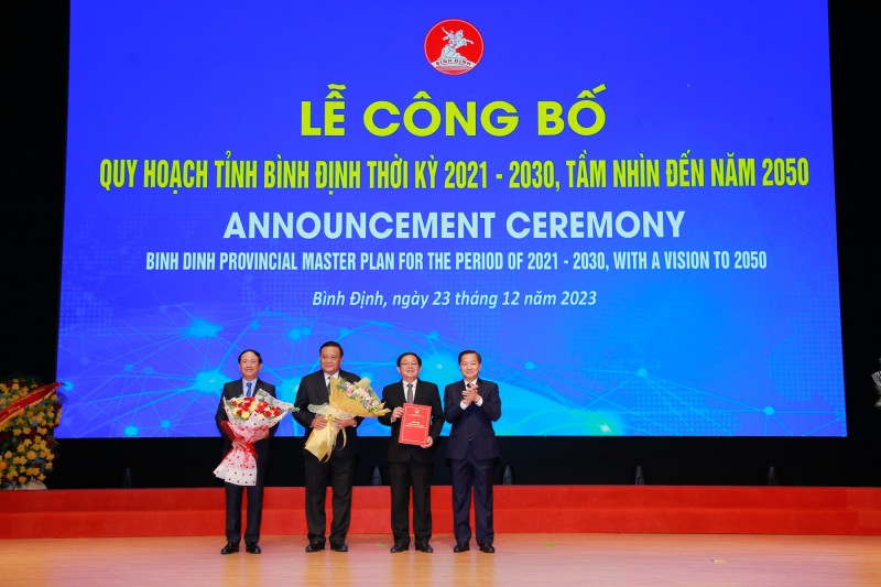 Phó Thủ tướng Chính phủ Lê Minh Khái dự công bố Quy hoạch tỉnh Bình Định thời kỳ 2021 – 2030