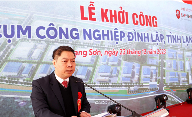 Lạng Sơn khởi công Cụm công nghiệp Đình Lập 700 tỷ đồng