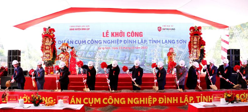 Lạng Sơn: Khởi công Dự án Cụm công nghiệp Đình Lập với mức đầu tư gần 700 tỷ đồng