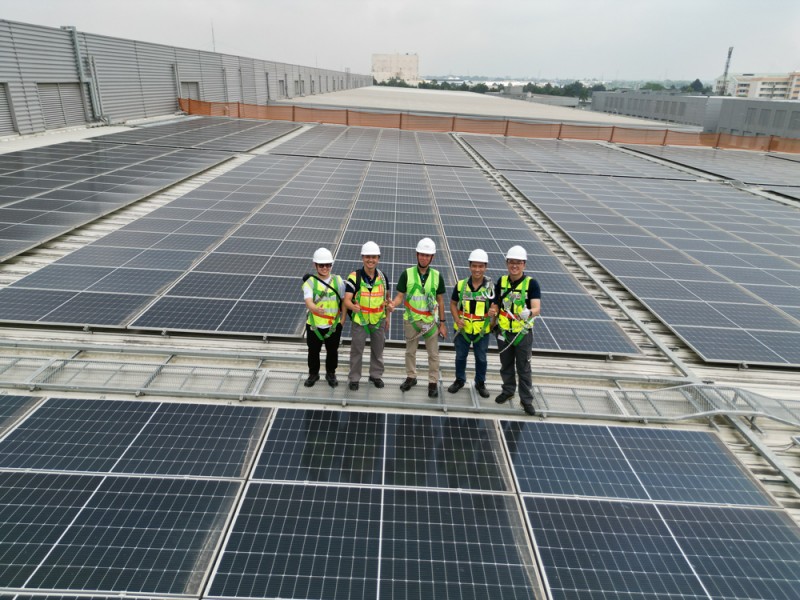 Hệ thống điện năng lượng mặt trời với công suất 1.540 kWp tại nhà máy Bosch Việt Nam (HcP)