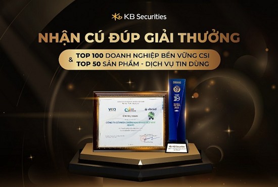 Chứng khoán KB Việt Nam giành cú đúp giải thưởng năm 2023