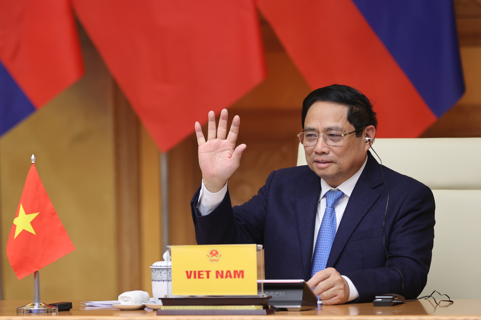 Thủ tướng Phạm Minh Chính đề xuất 3 ưu tiên hợp tác để sáu nước Mekong-Lan Thương vươn lên mạnh mẽ