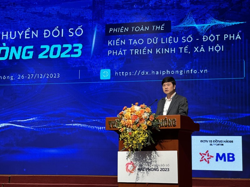 Diễn đàn Chuyển đổi số - Hải Phòng 2023: Kiến tạo dữ liệu số, đột phá phát triển kinh tế, xã hội