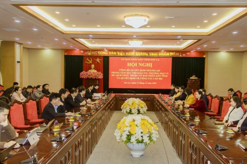 Sơn La: Công bố Quyết định thành lập Trung tâm Xúc tiến đầu tư, Thương mại và Du lịch