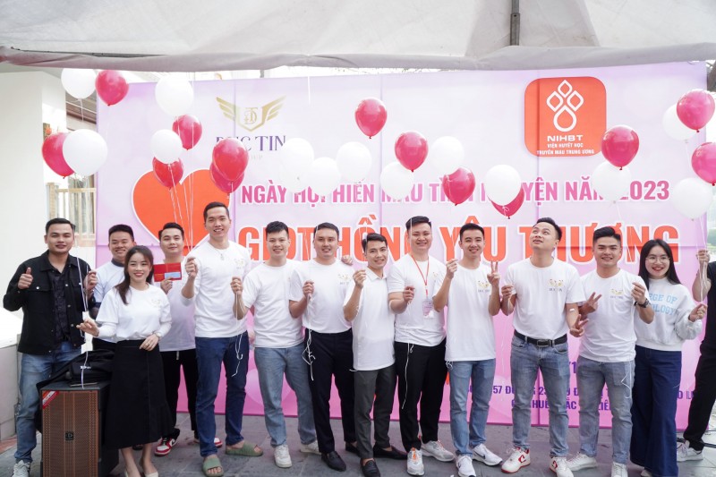 Đức Tín Group chung nhịp đập nhân ái trong ngày hội hiến máu 2023