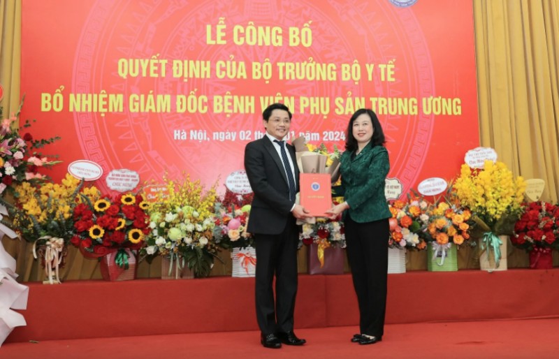 GS.TS Nguyễn Duy Ánh được bổ nhiệm Giám đốc Bệnh viện Phụ sản Trung ương