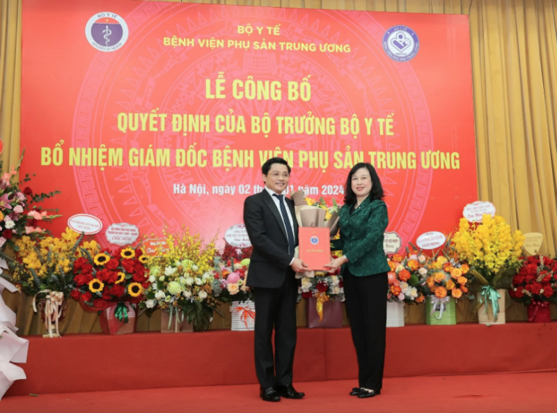 GS.TS Nguyễn Duy Ánh được bổ nhiệm Giám đốc Bệnh viện Phụ sản Trung ương