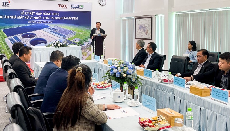Ông Nguyễn Thành Chương - Tổng Giám đốc TTC IZ khẳng định dự án nhà máy xử lý nước thải hứa hẹn mang đến lợi ích kép cho cả doanh nghiệp và người dân địa phương.