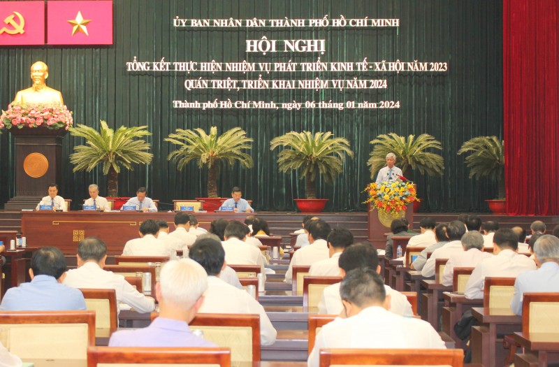TP. Hồ Chí Minh đặt mục tiêu tăng trưởng 7,5-8% năm 2024