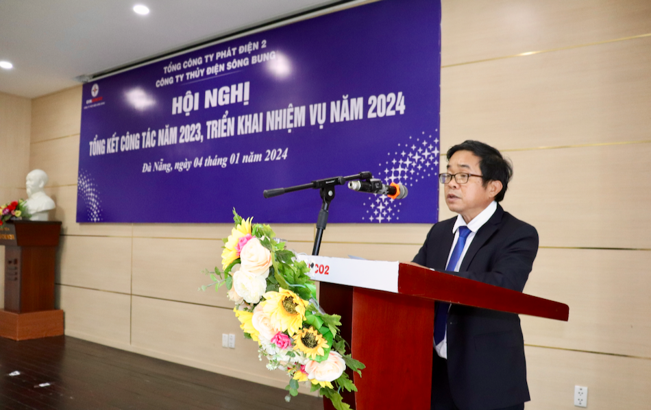 Công ty Thuỷ điện Sông Bung tổng kết công tác năm 2023