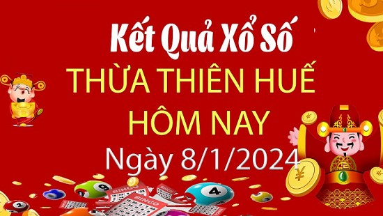 XSTTH 8/1, Kết quả xổ số Thừa Thiên Huế hôm nay 8/1/2024, KQXSTTH thứ Hai ngày 8 tháng 1