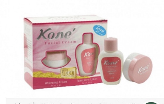 Thu hồi kem Whitening Cream Koné không rõ nguồn gốc, kém chất lượng