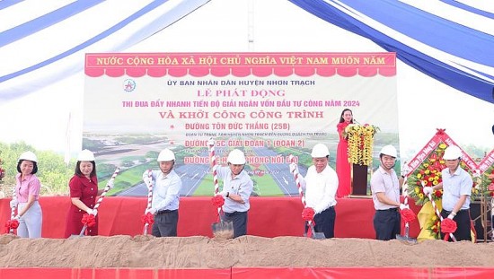 Đồng Nai: Khởi công 3 dự án giao thông hơn 2.000 tỷ đồng tại huyện Nhơn Trạch