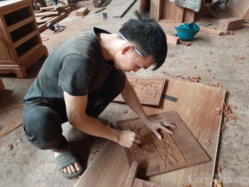 Thái Nguyên: Thăng trầm làng nghề đồ gỗ mỹ nghệ Giã Trung