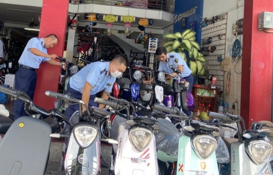 Bà Rịa – Vũng Tàu: Kinh doanh xe đạp điện không rõ nguồn gốc, một cửa hàng bị phạt 45 triệu đồng