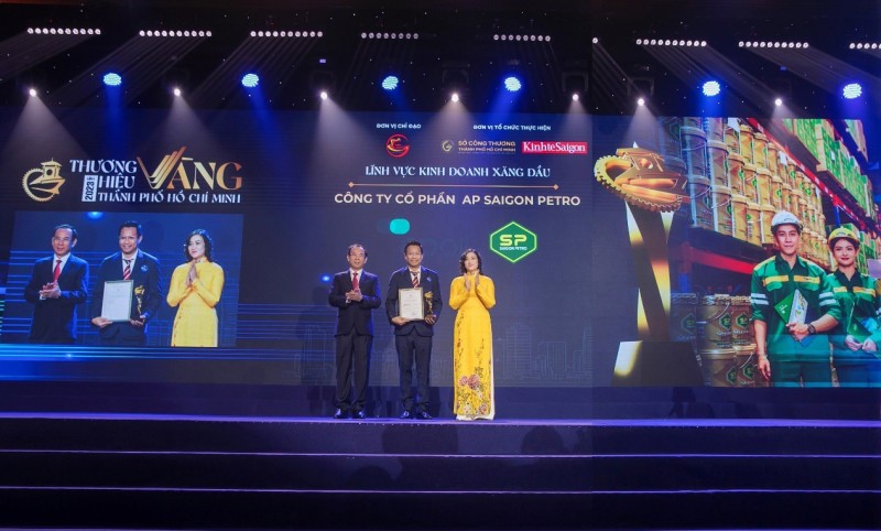 Công ty Cổ phần AP SaiGon Petro nhận giải thưởng “Thương hiệu Vàng” TP. Hồ Chí Minh 2023