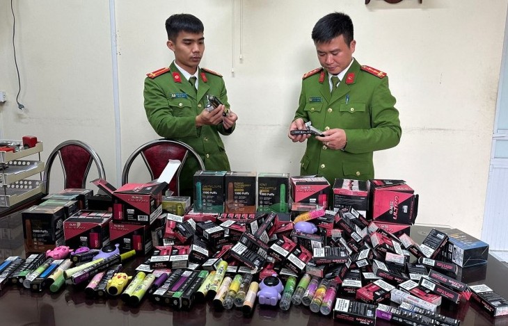 Phú Thọ: Công an huyện Tam Nông phát hiện vụ việc ma túy, thuốc lá điện tử