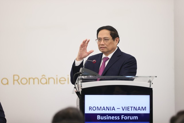 Thủ tướng Phạm Minh Chính dự Diễn đàn Doanh nghiệp Việt Nam – Romania