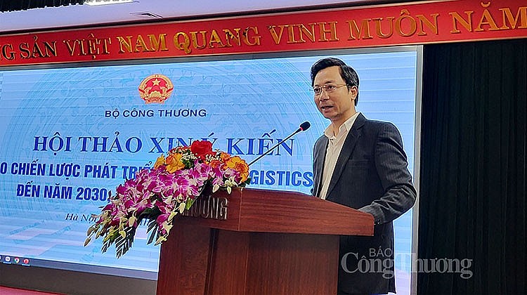 Ông Trần Duy Đông - Cục trưởng Cục Xuất nhập khẩu (Bộ Công Thương) phát biểu tại Hội thảo