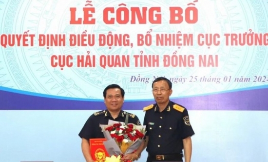 Phó Cục trưởng Hải quan Bà Rịa – Vũng Tàu được bổ nhiệm giữ chức Cục trưởng Cục Hải quan Đồng Nai