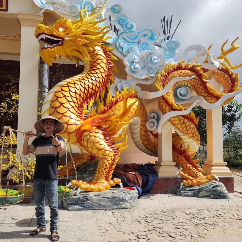 Rồng hài hước' ở Nghệ An vừa lột xác, dân mạng lại réo tên Pikalong