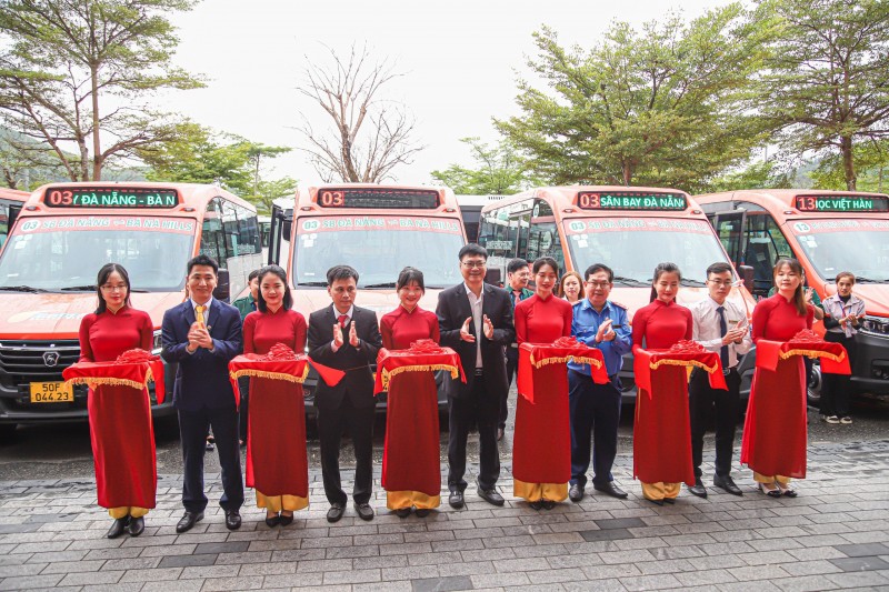 Đà Nẵng: Đưa vào vận hành tuyết xe buýt từ sân bay đến Bà Nà Hills