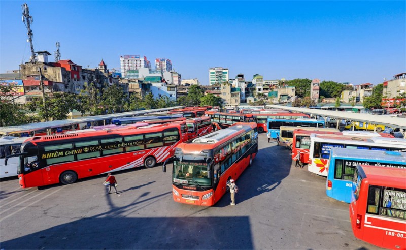 Hà Nội: Lượng khách qua bến xe dự kiến tăng 350% dịp Tết Nguyên đán