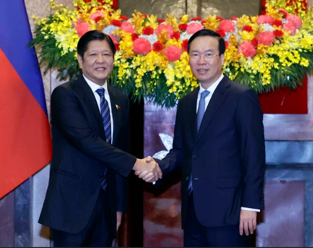 Chủ tịch nước Võ Văn Thưởng chủ trì Lễ đón chính thức Tổng thống Philippines