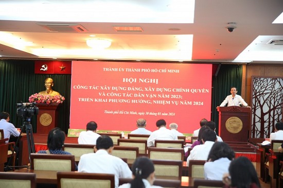 TP. Hồ Chí Minh: Tăng cường xây dựng, chỉnh đốn Đảng và hệ thống chính trị trong sạch, vững mạnh