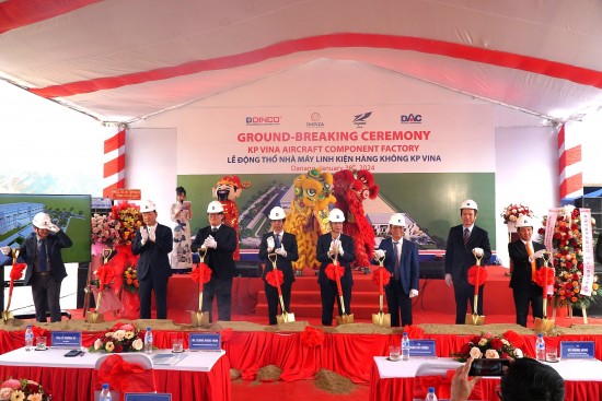 Đà Nẵng: Động thổ dự án Nhà máy linh kiện hàng không 20 triệu USD
