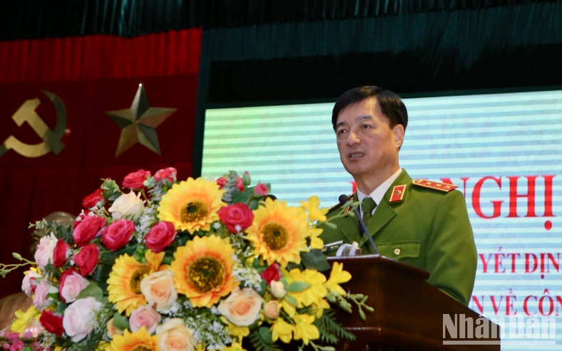 Bổ nhiệm Giám đốc Công an tỉnh Nam Định giữ chức Chánh Văn phòng Cơ quan CSĐT Bộ Công an