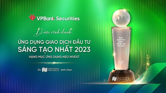 VPBankS nhận giải thưởng “Ứng dụng giao dịch chứng khoán sáng tạo nhất 2023”