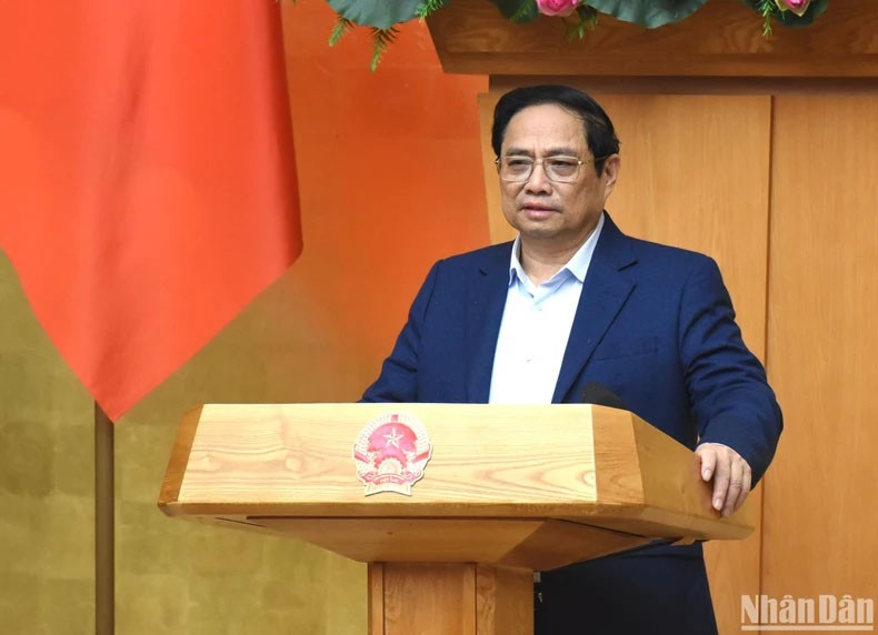 Thủ tướng Phạm Minh Chính phát biểu chỉ đạo.